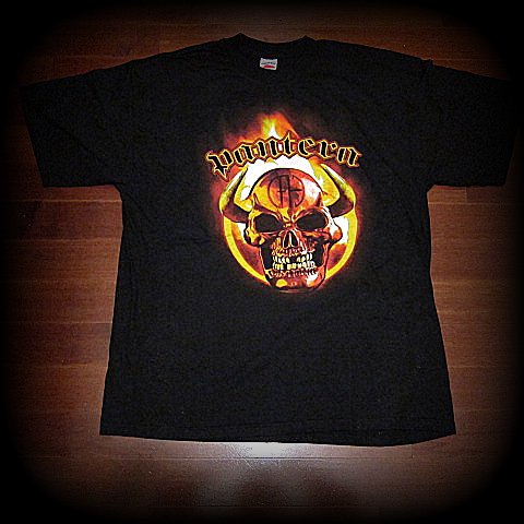 Pantera - Skull / Vintage Two Sided Printed T-Shirt